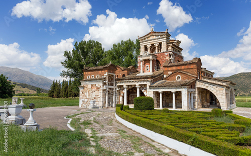 The church of Agia Foteini built near the archaeological site of Mantineia, Arcadia, Peloponnese, Greece.