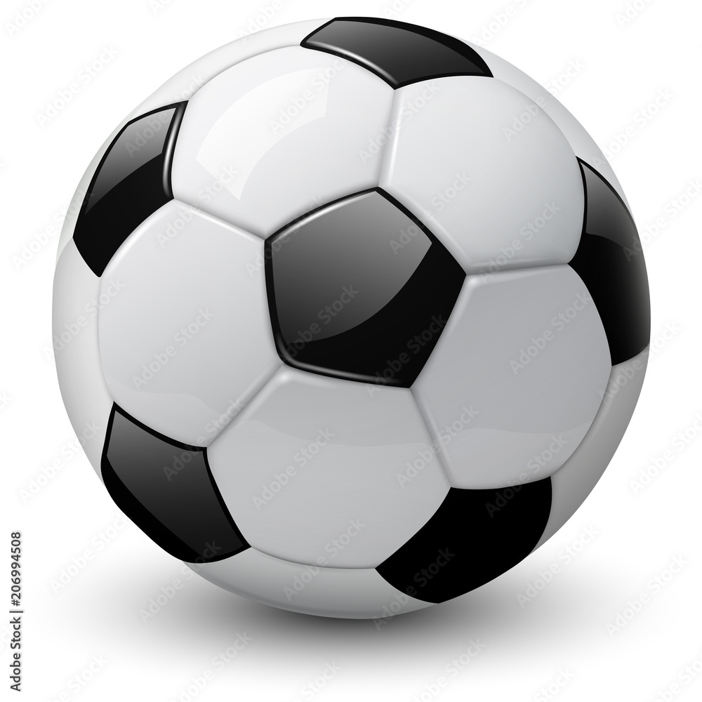 Obraz premium soccer ball 3D vector illustration