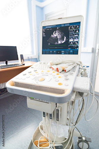 modern ultrasound machine photo