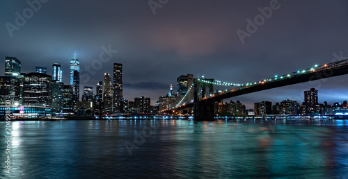 new york night view from brooklyn
