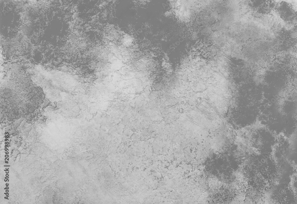 grey watercolor background. hand painted by brush