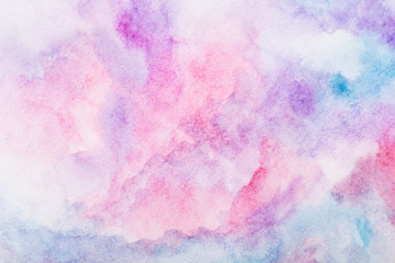  colorful watercolor background. hand painted by brush