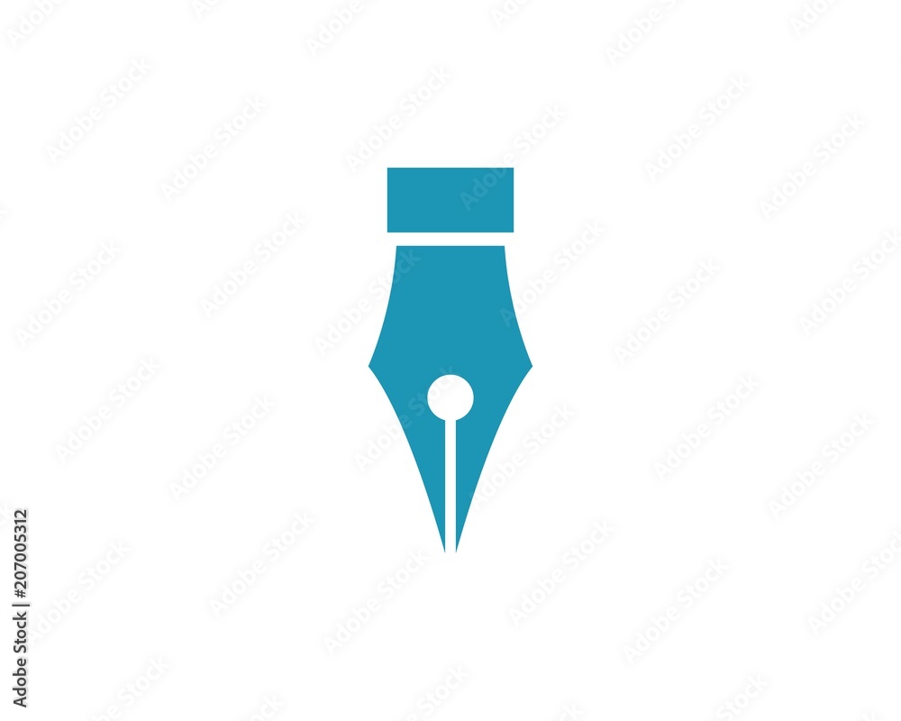 Feather pen Logo template Feather pen Logo template