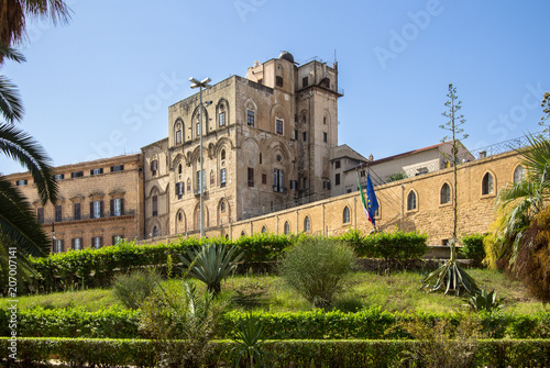 Norman palace in Palermo, Italy
