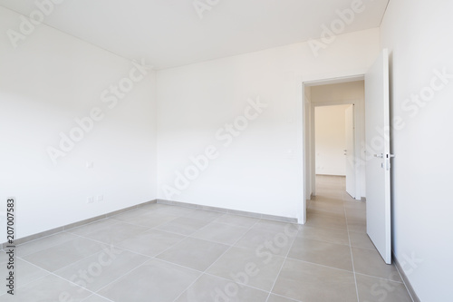 Wallpaper Mural Empty room in a modern apartment with white walls, nobody in the scene Torontodigital.ca