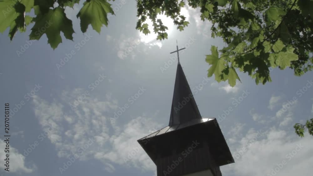 Traditional wooden church from Romania. Shot in Cinestyle color profile (good for color grading). Traditional wooden church from Romania. Shot in Cinestyle color profile (good for color grading).