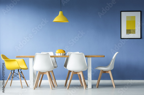 Minimal style dining meeting room