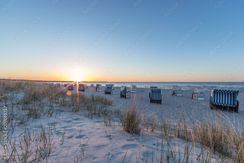 abendstimmung am meer