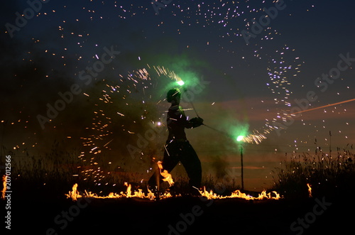 The Kecak Fire Dance at Uluwatu Temple, Bali, Indonesia