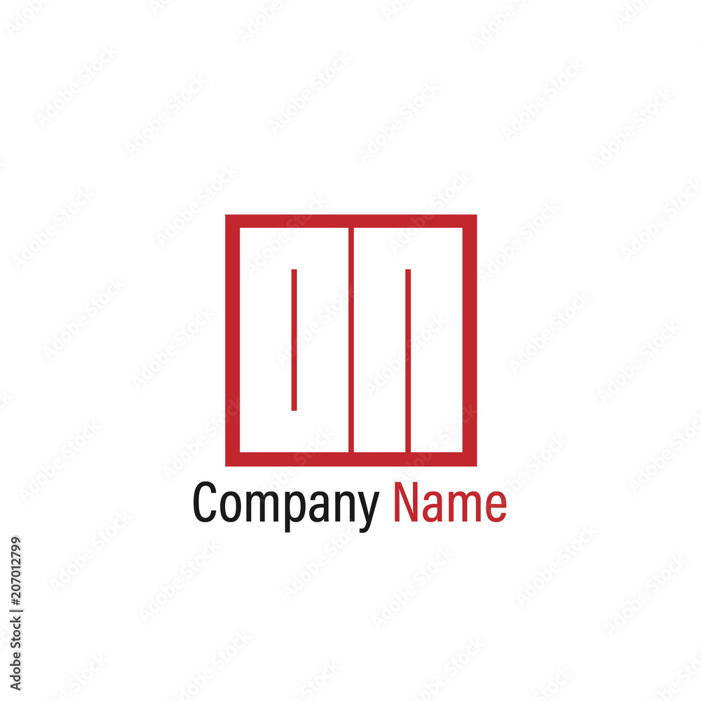 Initial Letter ON Logo Template Vector Design