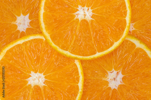 rodajas de naranja, plano detalle