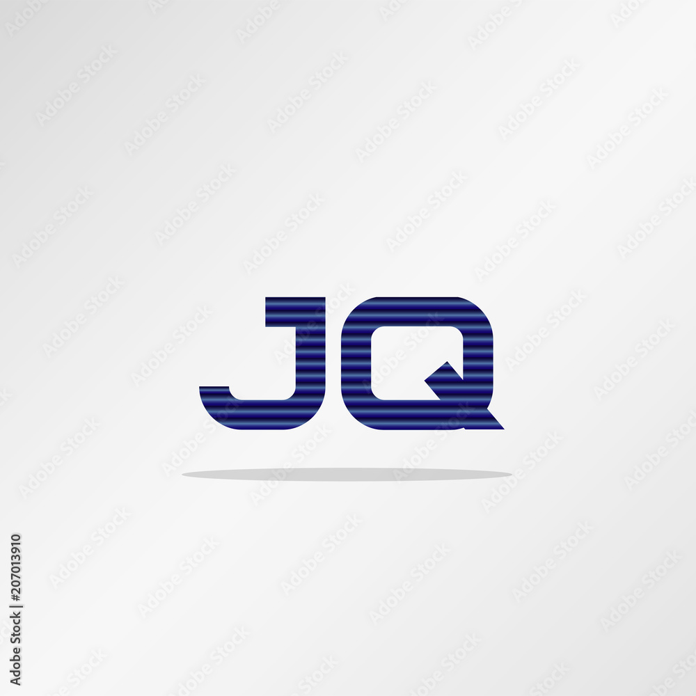 Initial Letter JQ Logo Template Vector Design Initial Letter JQ Logo Template Vector Design