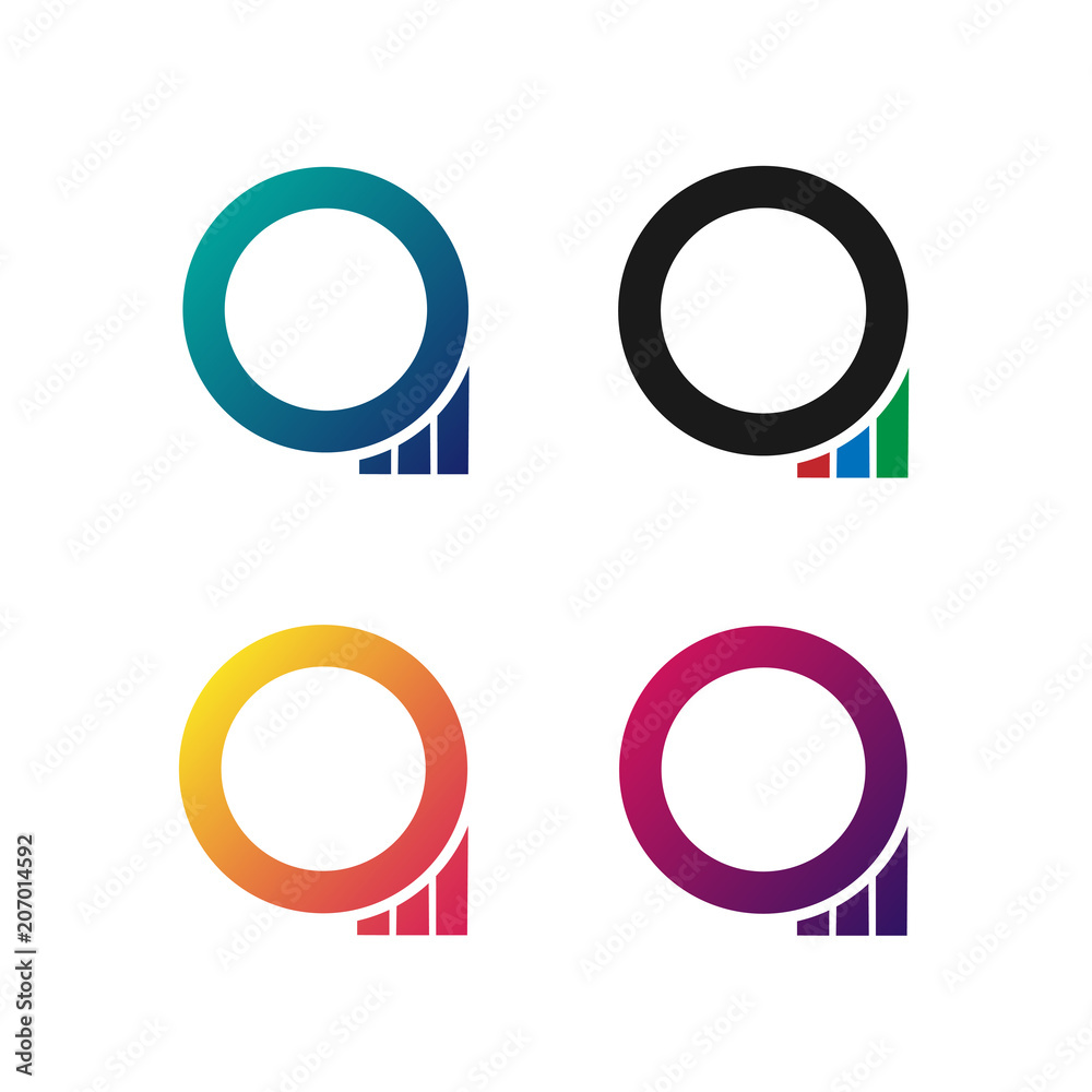 Letter A Logo Set Vector Design Letter A Logo Set Vector Design
