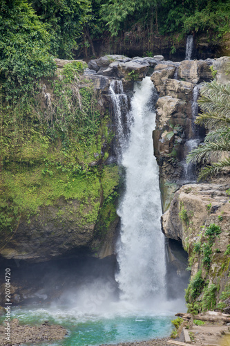 Amazing Tegenungan waterfall near Ubud on a Bali island Indonesia