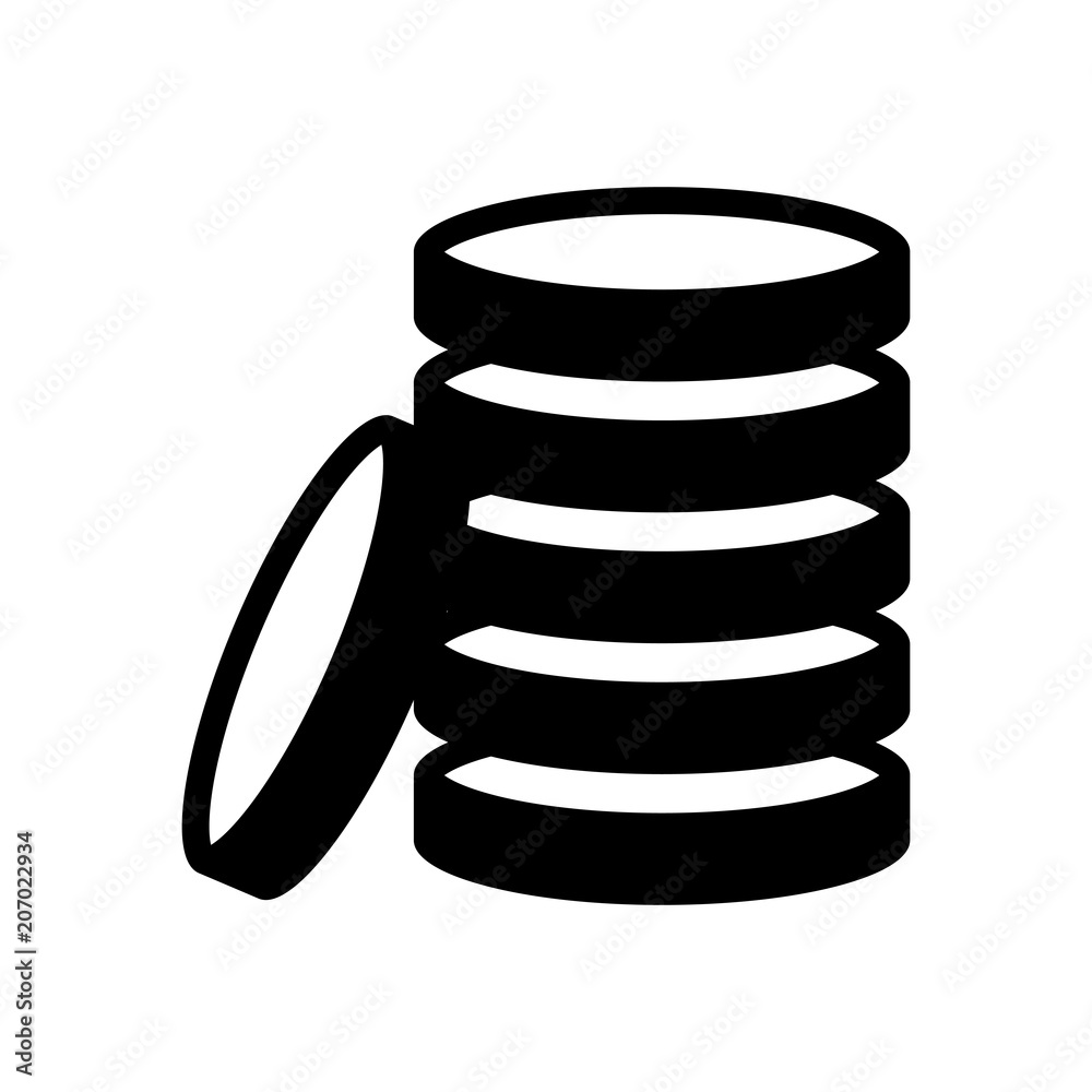 Coin stack icon