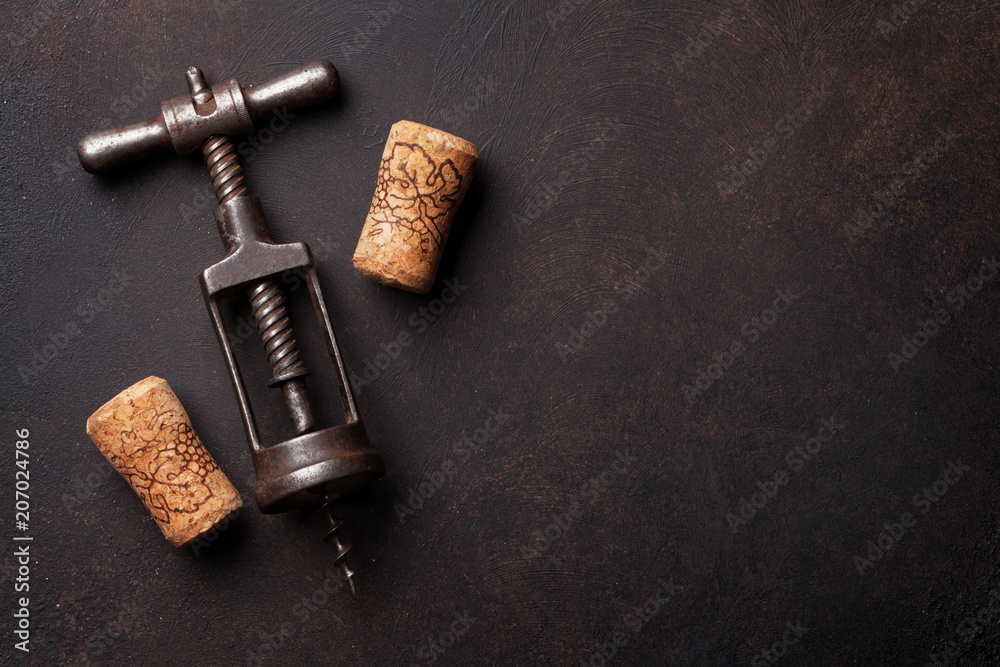 Vintage wine corkscrew