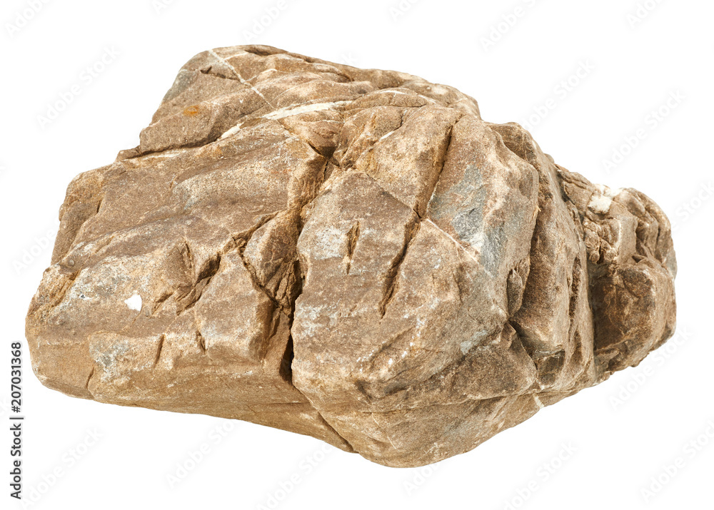 Stone isolated on white background Stone isolated on white background