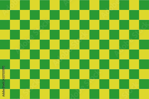 Fondo a cuadros amarillo y verde.