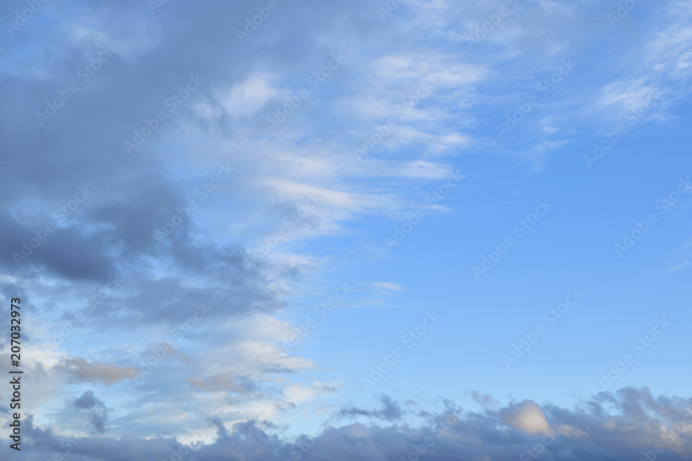 Various shapes of clouds in the sky. Various shapes of clouds in the sky.