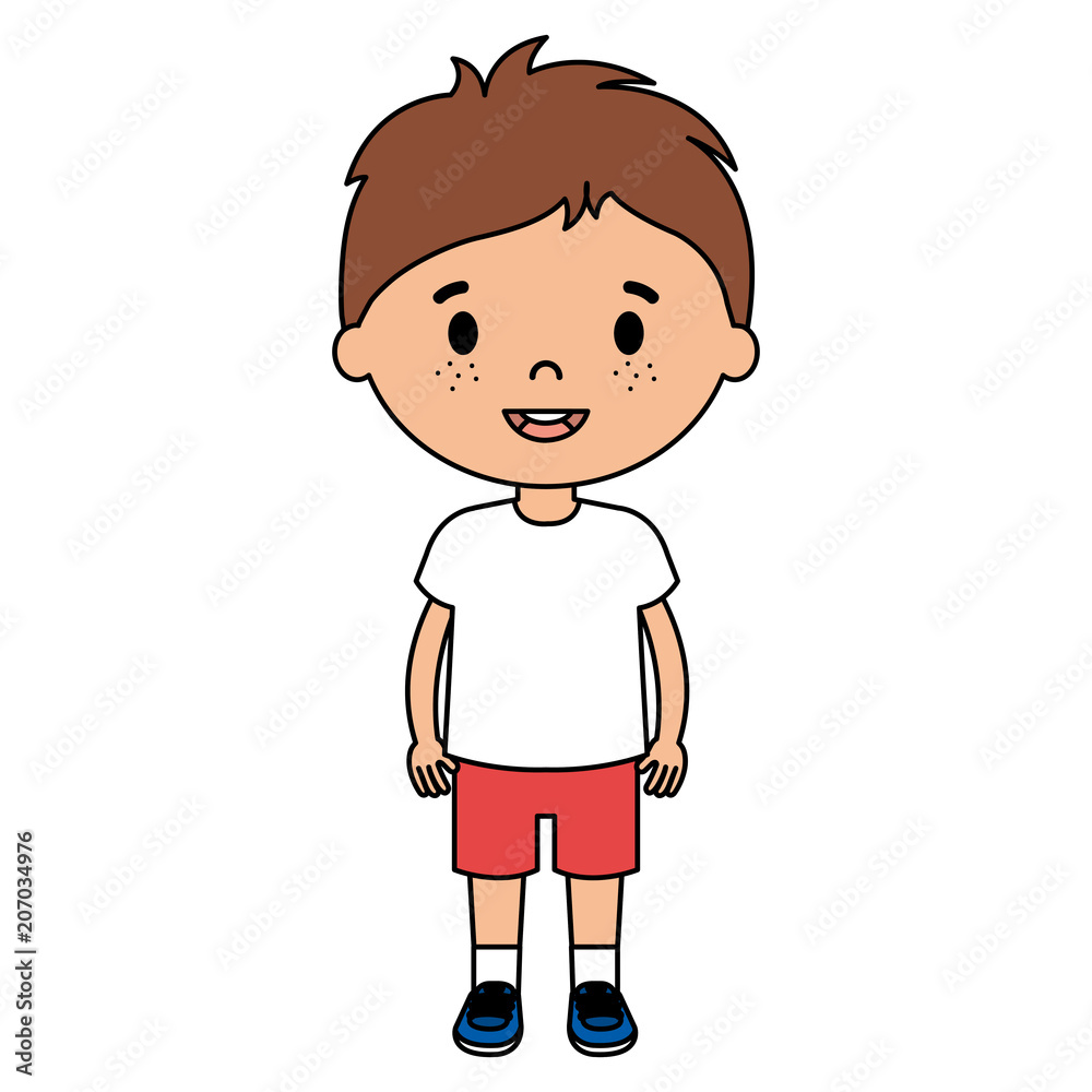 little boy son character vector illustration design little boy son character vector illustration design