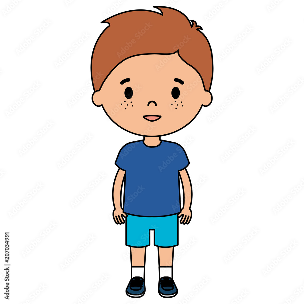 little boy son character vector illustration design little boy son character vector illustration design