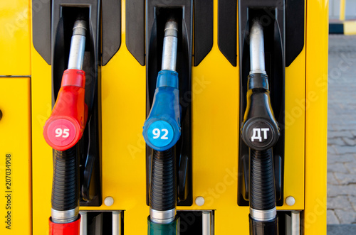 gas station pump, gasoline tank photo