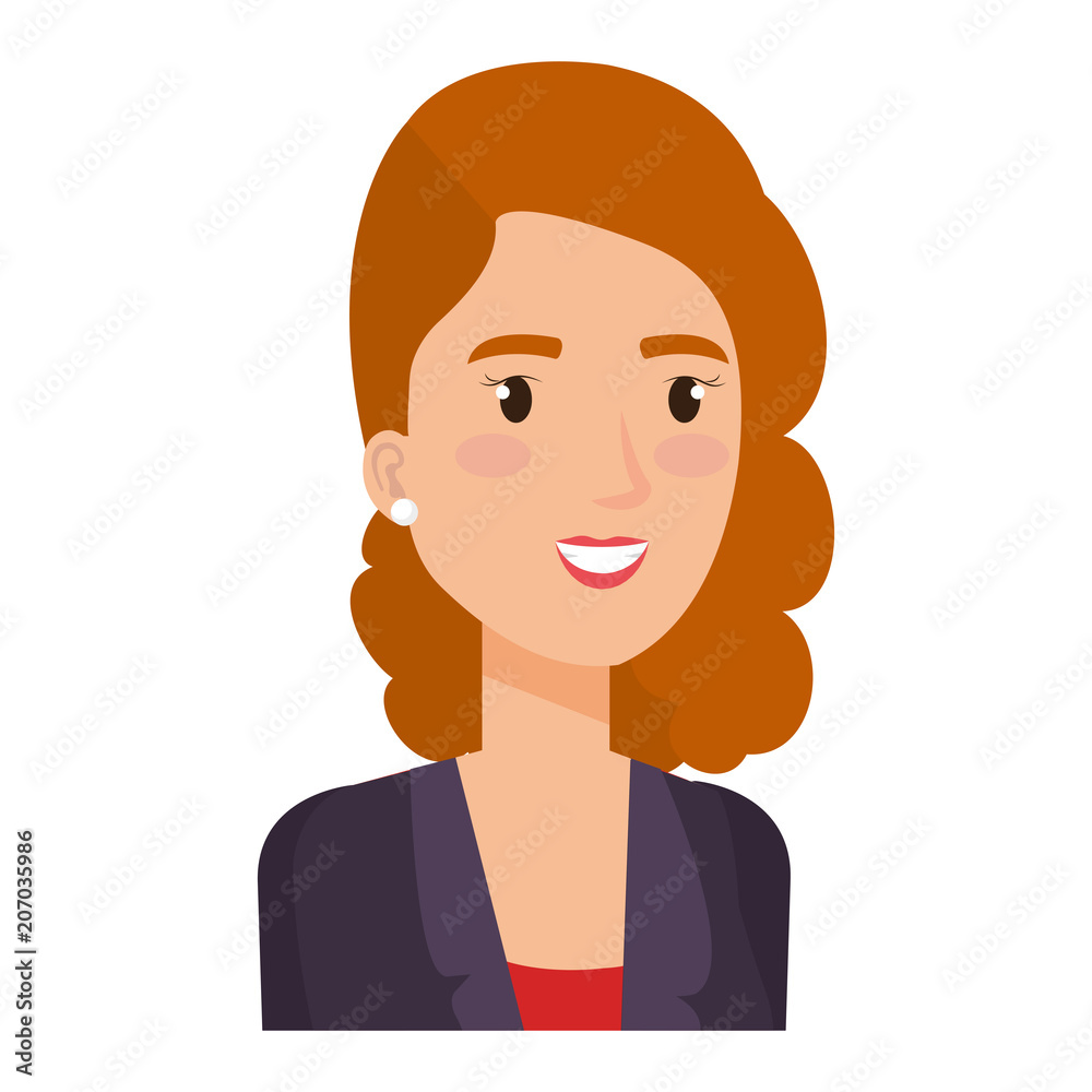 businesswoman avatar character icon vector illustration design businesswoman avatar character icon vector illustration design