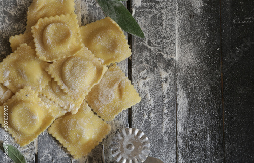 ravioli fatti in casa photo