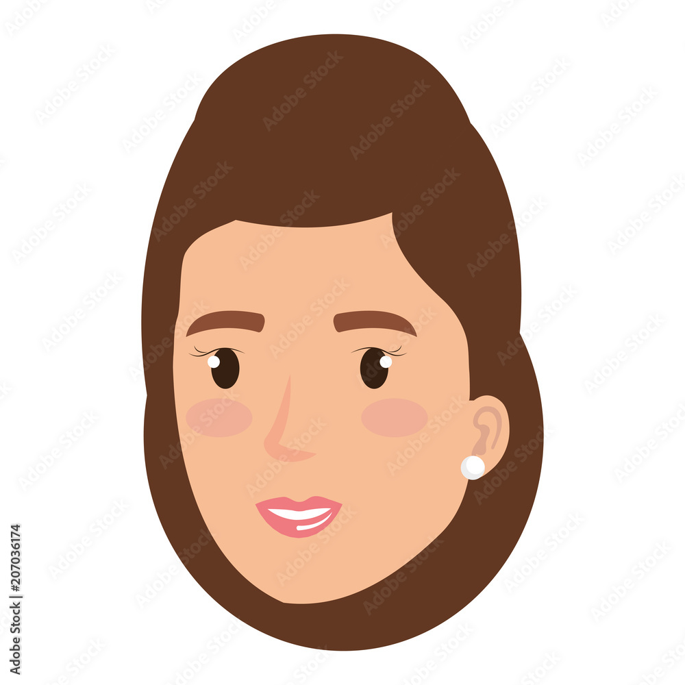 beautiful woman head avatar character vector illustration design beautiful woman head avatar character vector illustration design
