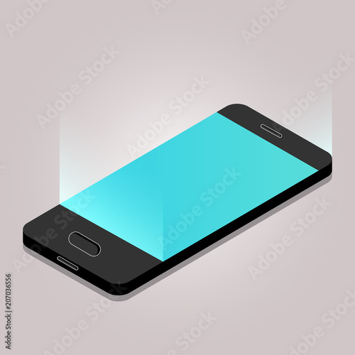Isometric smartphone