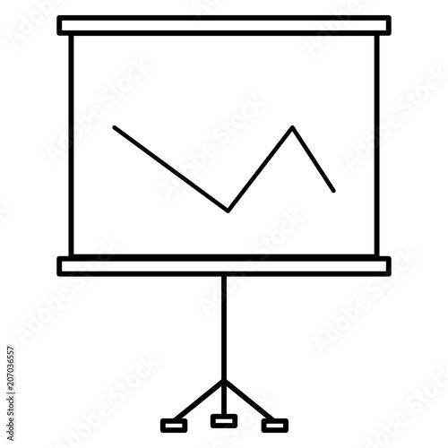 paperboard training isolated icon vector illustration design