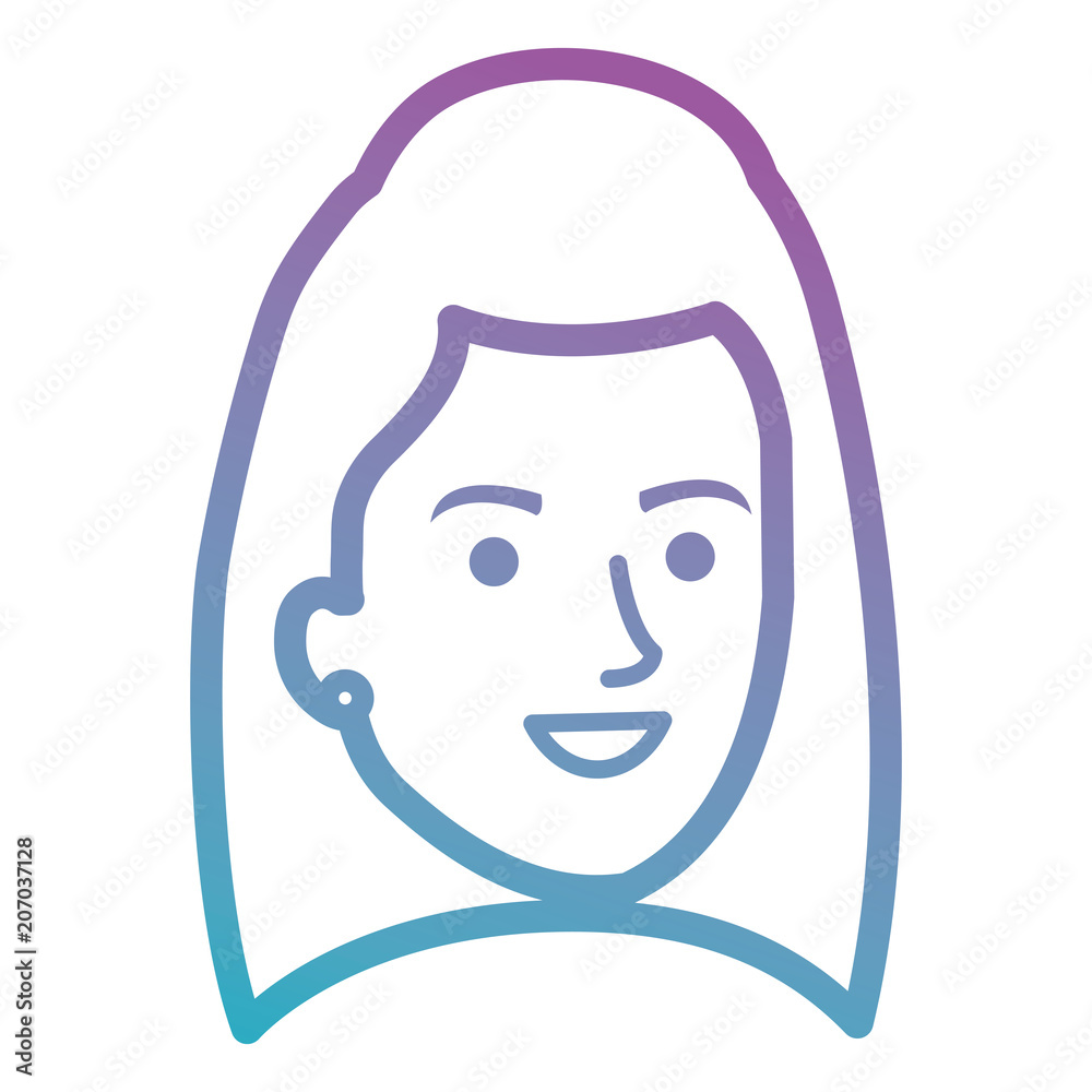 beautiful woman head avatar character vector illustration design beautiful woman head avatar character vector illustration design