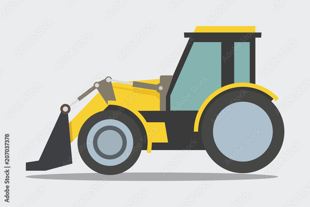 Heavy duty construction equipment, Loader, Bulldozer