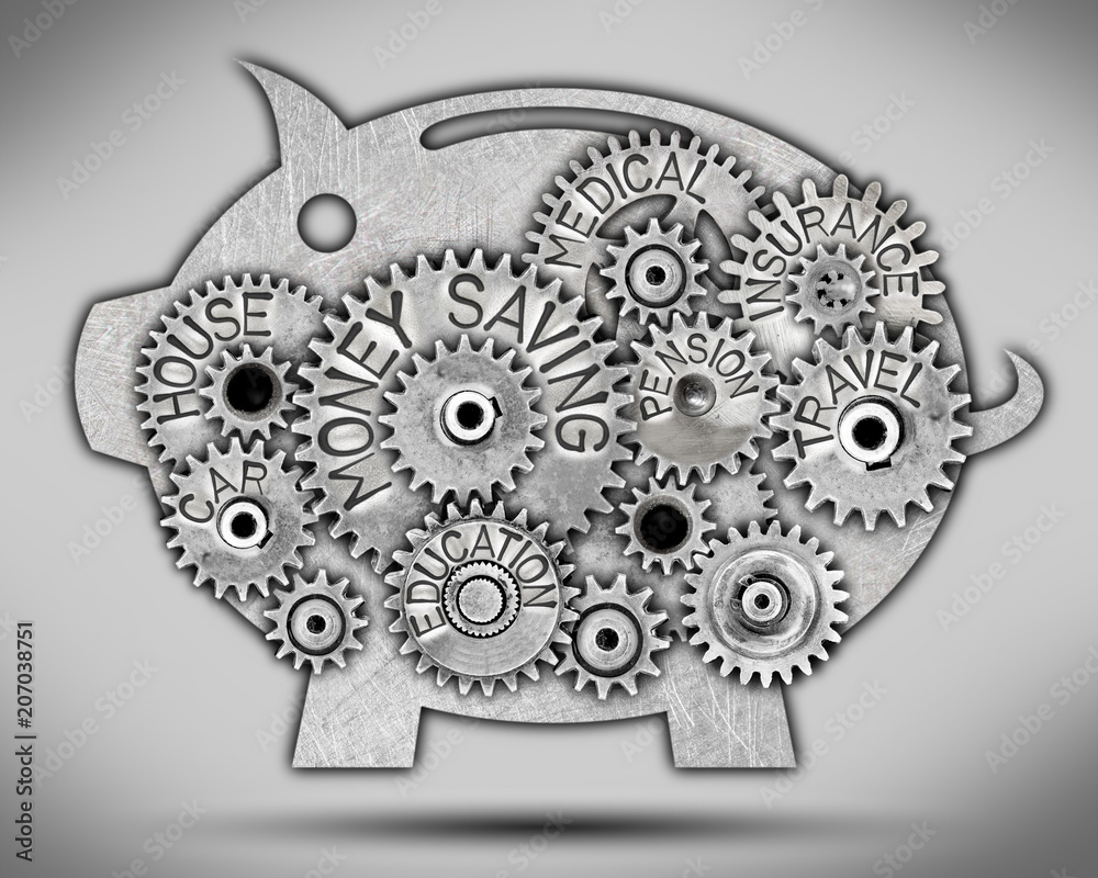 Obraz premium Metal Wheel Concept