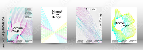 A set of creative sound backgrounds with linear.