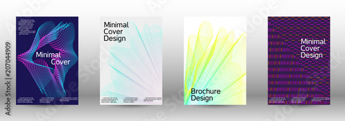 A set of modern abstract covers.