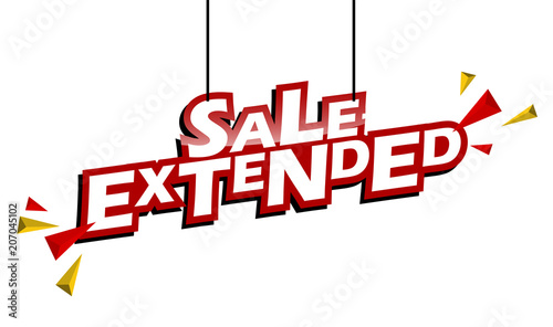 red and yellow tag sale extended