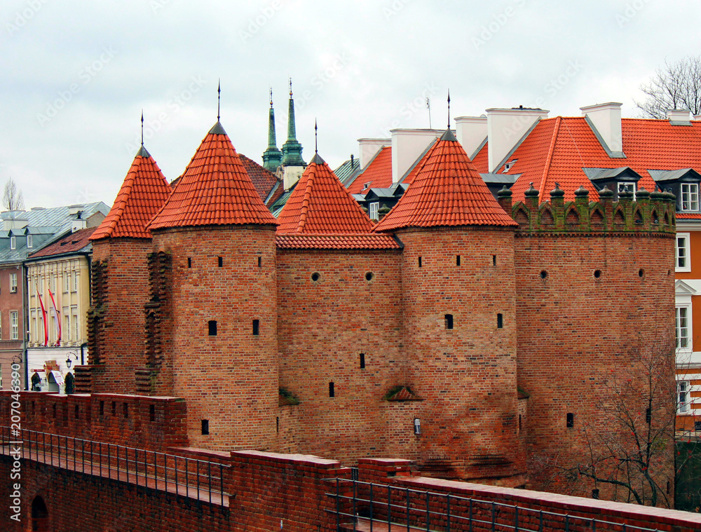 la vielle ville de Varsovie en Pologne