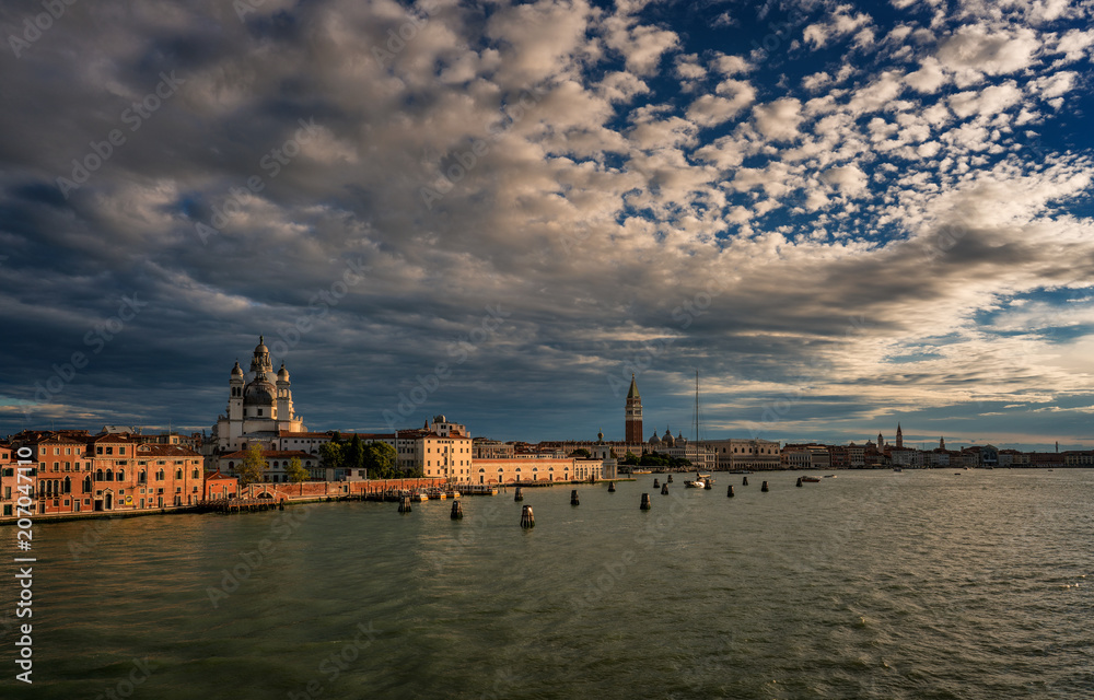 Cityscape of Venice.