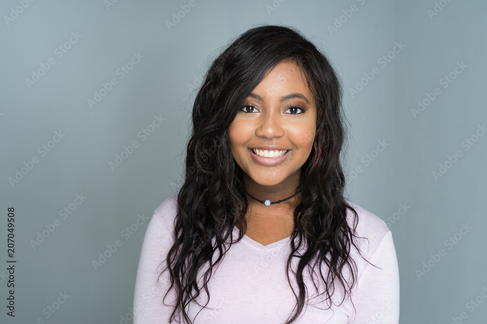 Teen African American Female Model Teen African American Female Model