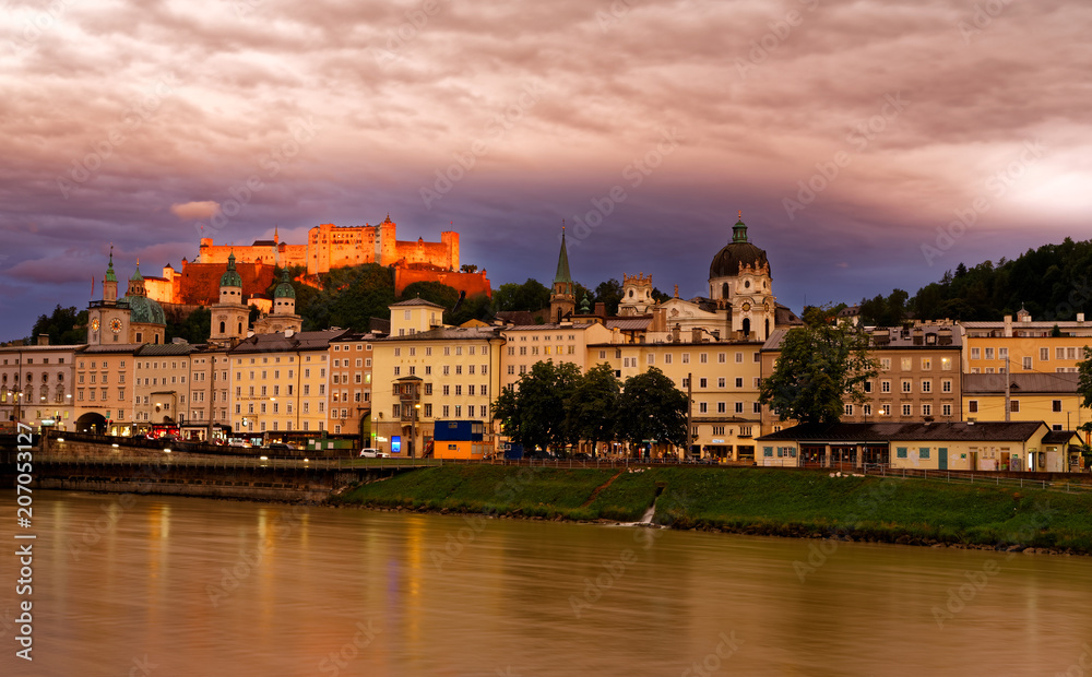 City view of Salzburg.