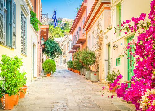 Fototapeta Naklejka Na Ścianę i Meble -  Street of Athens, Greece