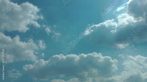 1920x1080 25 Fps. Very Nice Wild Blue Sky CloudsTime Lapse Video. photo