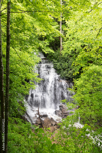 Soco Falls  waterfall in North Carolina