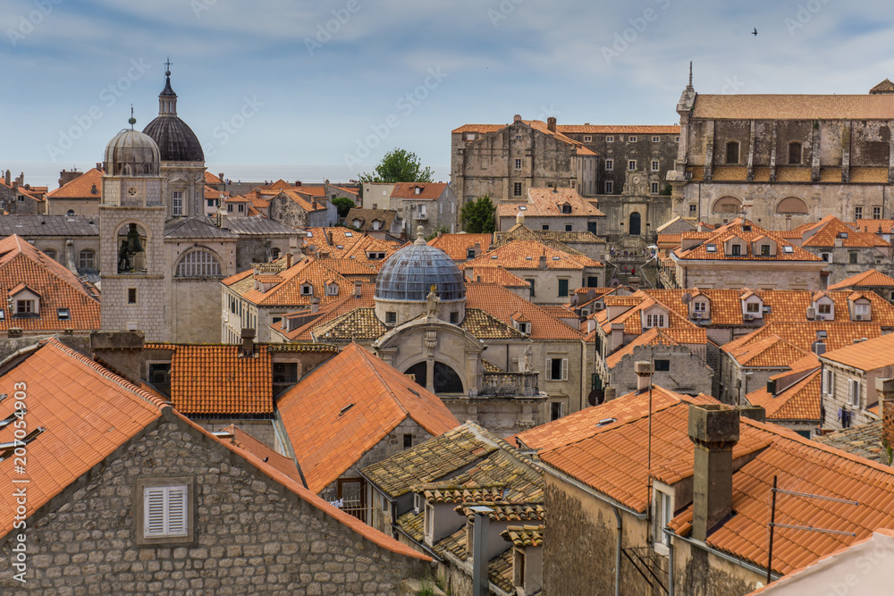 Dubrovnik old town panorama, Croatia