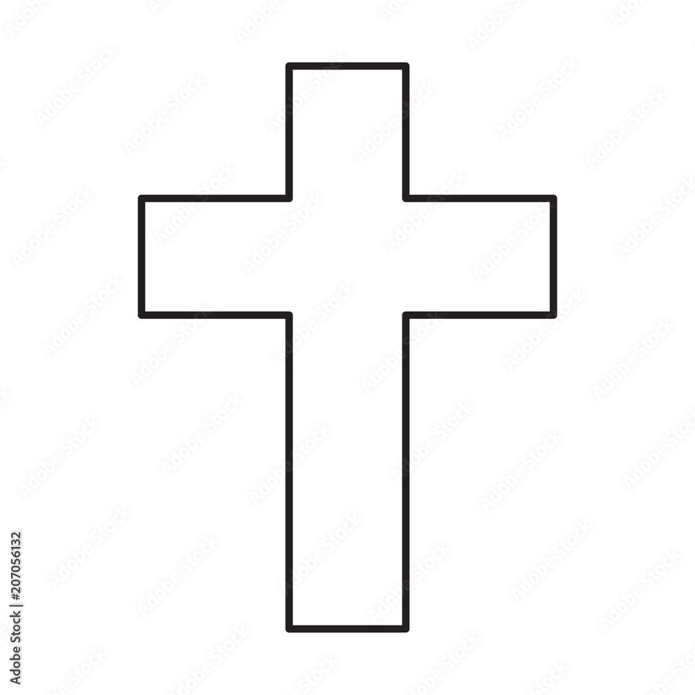 christian cross icon