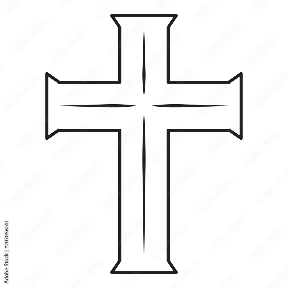 christian cross icon christian cross icon