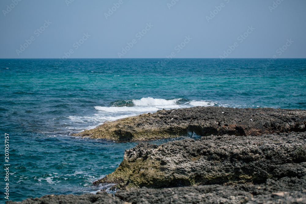 Adriatic sea Italia blue coast apulia