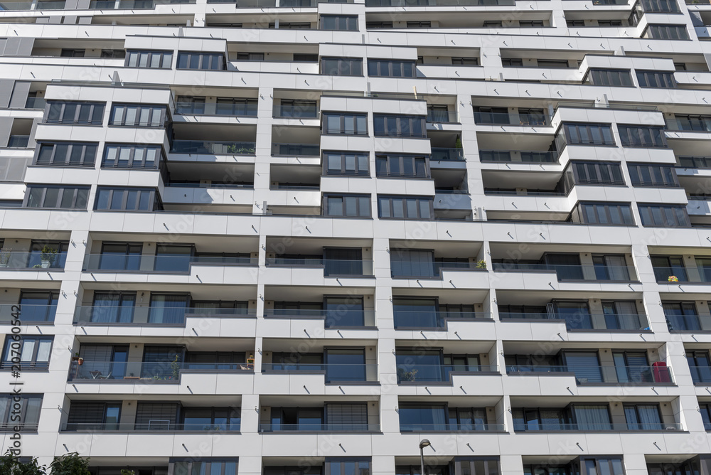 Moderne Hochhausfassade Moderne Hochhausfassade