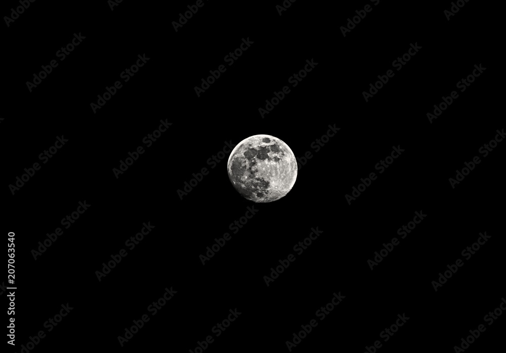May's final Full-Moon against a midnight sky background May's final Full-Moon against a midnight sky background